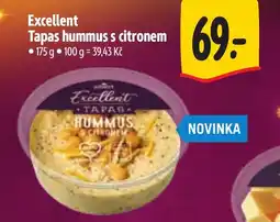 Albert Excellent Tapas hummus s citronem nabídka