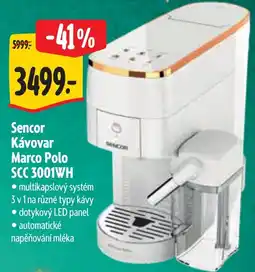 Albert Sencor Kávovar Marco Polo SCC 3001WH nabídka