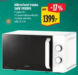 Albert Sencor mikrovlnná trouba SMW 1918WH nabídka