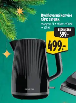 Albert Sencor rychlovarná konvice SWK 7519BK nabídka