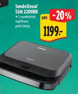 Albert Sendvičovač SSM 2200BK nabídka