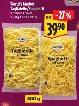 Albert World's Market Tagliatelle/Spaghetti nabídka