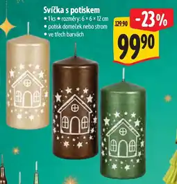 Albert Svíčka s potiskem nabídka