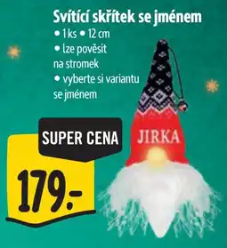Albert Svítící skřítek se jménem nabídka