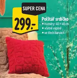 Albert Polštář srdíčko nabídka