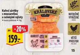 Albert Královské kuřecí závitky s mozzarellou a sušenými rajčaty nabídka