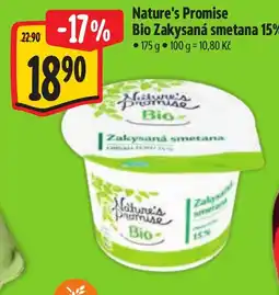Albert Nature's Promise Bio Zakysaná smetana 15% nabídka