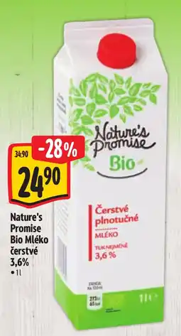 Albert Nature's Promise Bio Mléko čerstvé nabídka