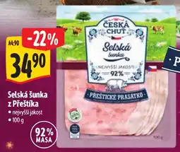 Albert Česká chuť Selská šunka nabídka