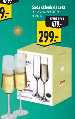 Albert Crystal Bohemia sklenice na sekt nabídka