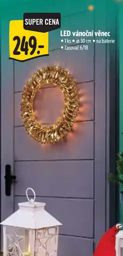 Albert LED vánoční věnec nabídka