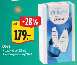 Albert Dove sprchový gel antiperspirant sprej nabídka