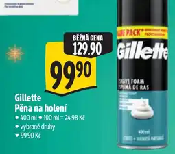 Albert Gillette Pěna na holení nabídka