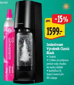 Albert Sodastream Výrobník Classic Black nabídka
