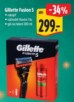 Albert Gillette Fusion 5 nabídka