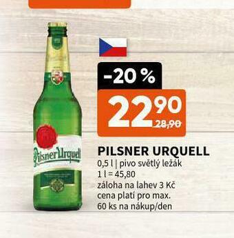 Terno Pivo pilsner urquell nabídka