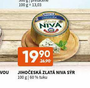 Terno Jihočeská zlatá niva sýr nabídka