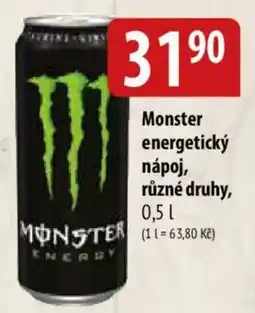 Bala Monster energetický nápoj nabídka