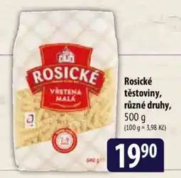 Bala Rosické těstoviny nabídka