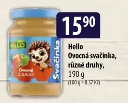 Bala Hello ovocná svačinka nabídka