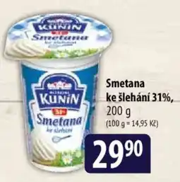 Bala Kunin Smetana ke šlehání nabídka