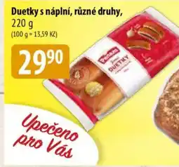 Bala Duetky s náplní nabídka