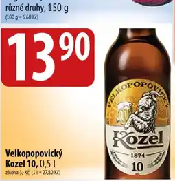Bala Velkopopovický Kozel 10 nabídka