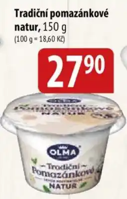 Bala Olma tradiční pomazánkové natur nabídka