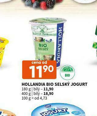 Terno Hollandia bio selský jogurt nabídka