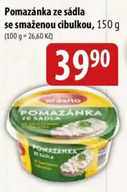 Bala Krasno pomazánka ze sádla se smaženou cibulkou nabídka
