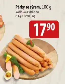 Bala Párky se sýrem nabídka