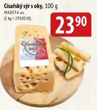 MadeTa císařský sýr s oky