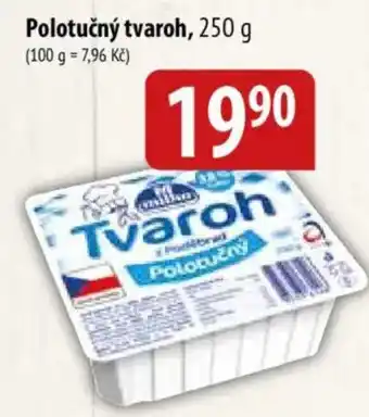 Tvaroh Polotučný