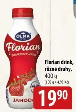 Bala Florian drink nabídka