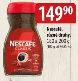 Bala Nescafe classic nabídka