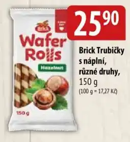 Bala Brick wafer rolls hazelnut nabídka