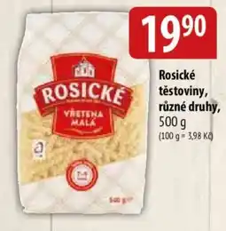 Bala Rosické těstoviny nabídka