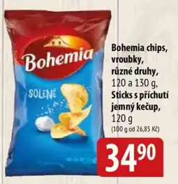 Bala Bohemia chips vroubky různé druhy nabídka
