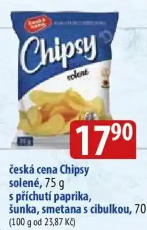 Česká cena Chipsy solené