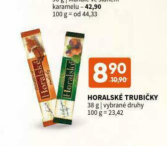 Terno Horalské trubičky nabídka