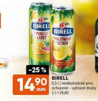 Terno Birell nealkoholické pivo nabídka