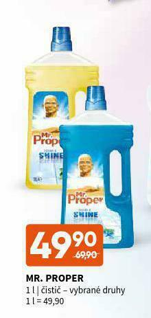 Terno Mr. proper čistič nabídka