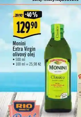 Albert Monini classico olivový olej extra panenský nabídka