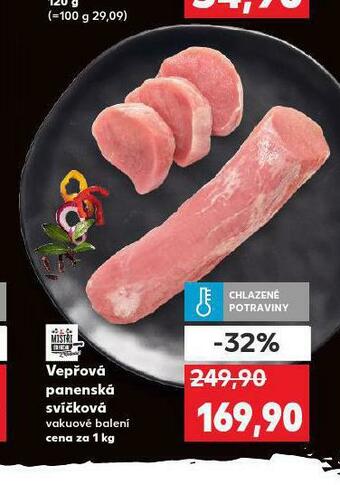 Kaufland Vepřová panenská svíčková nabídka