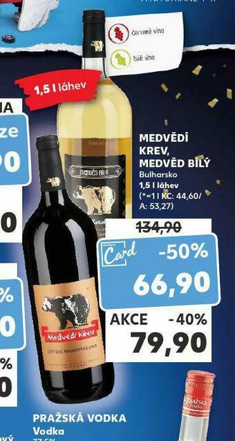Kaufland Medvědí krev nabídka