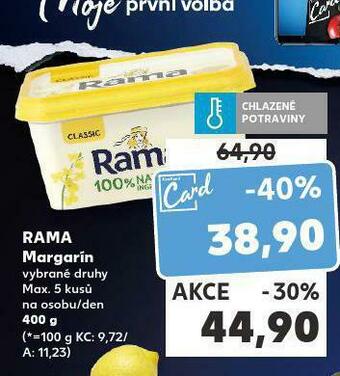 Kaufland Rama margarín nabídka