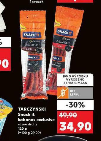 Kaufland Snack it kabanos nabídka