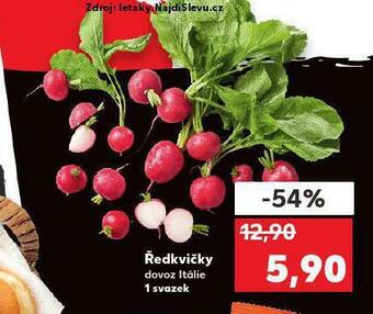 Kaufland Ředkvičky nabídka