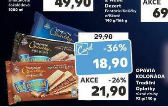 Kaufland Opavia kolonáda nabídka