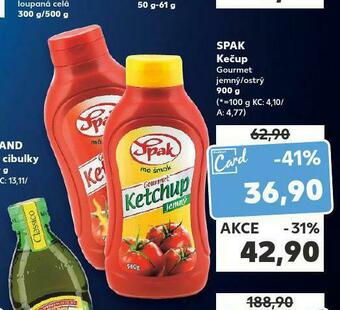 Kaufland Spak kečup nabídka